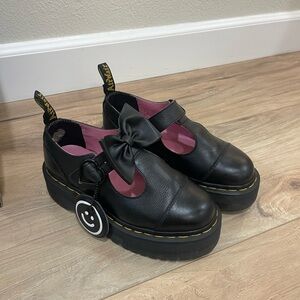 DR MARTENS BETHAN LAZY OAF LEATHER MARY JANES